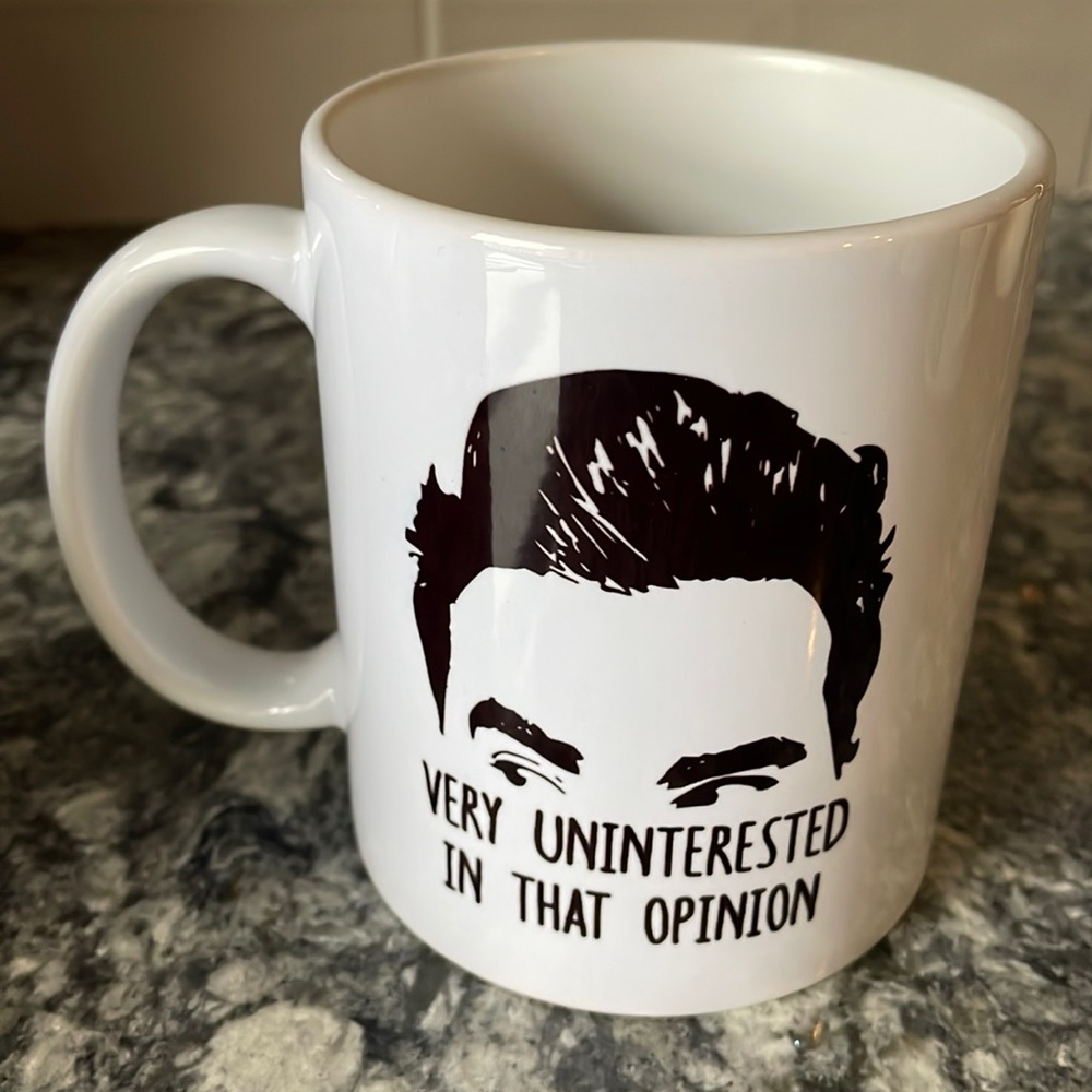 Schitt’s Creek David Mug, Like New!
